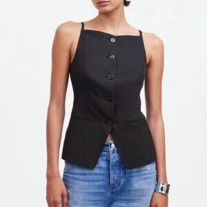 Madewell Button-Down vest in Black